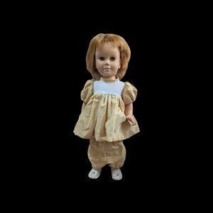 vintage Mattel 1960 Chatty‎ Cathy doll 20" blue eyes bobbed hair no sound